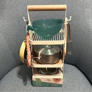 B. Toys Mini Chef – Pot & Pan Playset - New in Box Never Opened